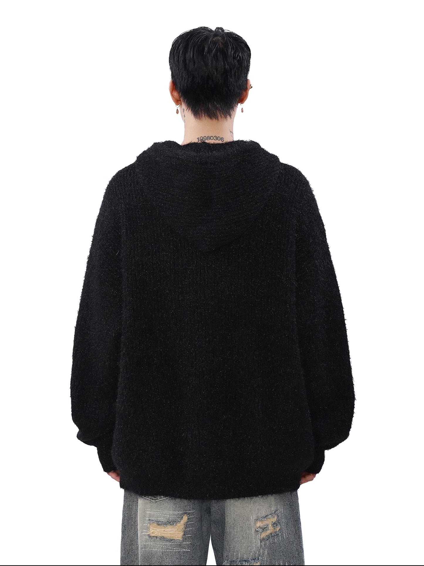 Badge Knit Hoodie