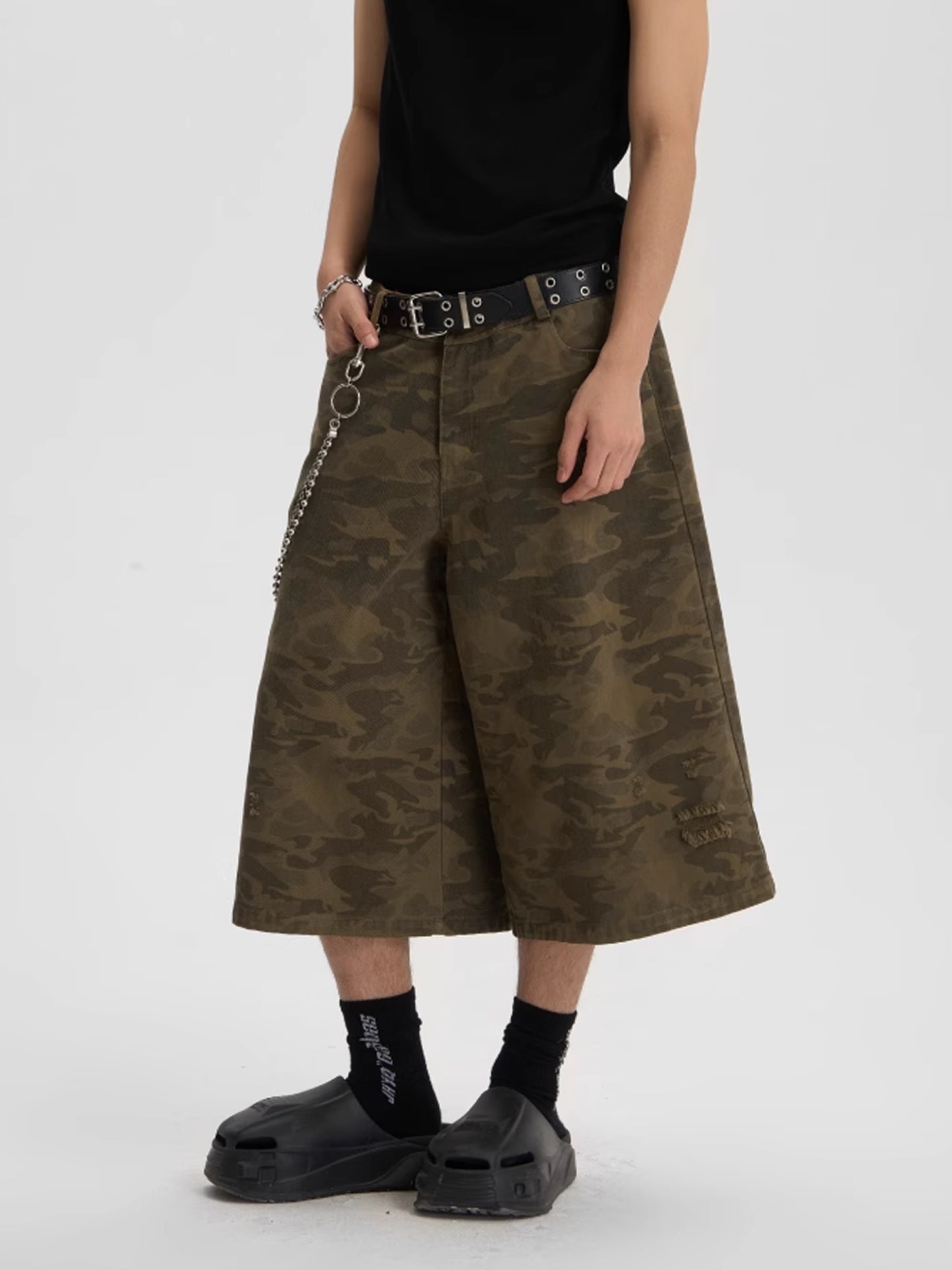 Camouflage Half Work Pants