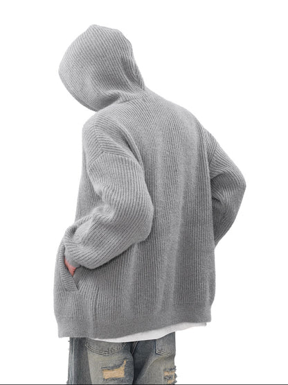 Badge Knit Hoodie