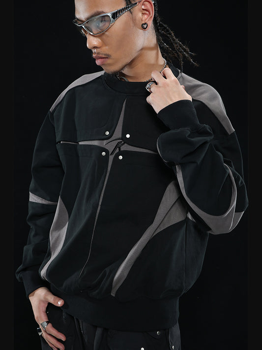 Cross Structure Pullover