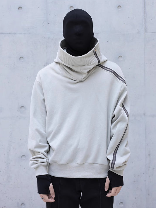 Asymmetrical Zipper Hoodie