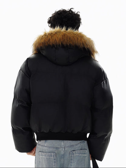 Fur Hooded Down Jacket