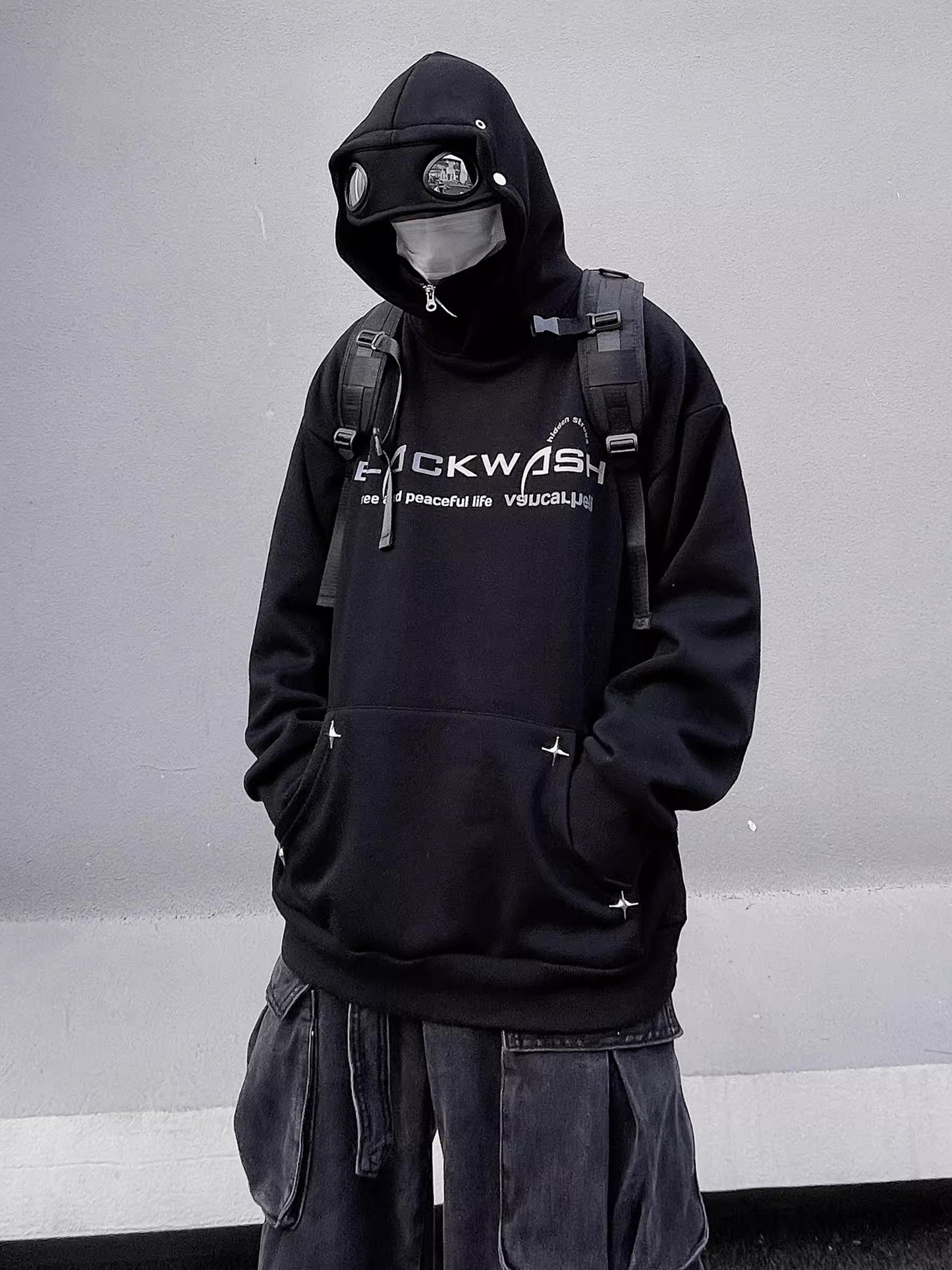 Goggles High Neck Hoodie