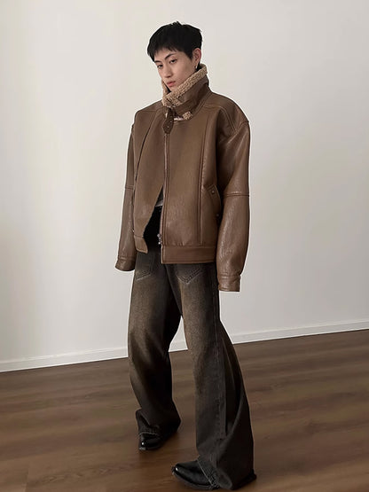 Fur Leather Jacket