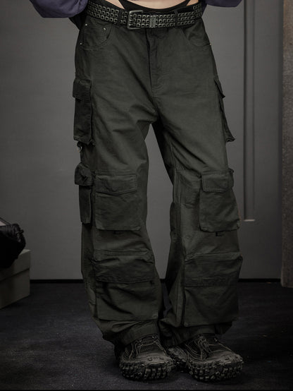 Multi Pocket Work Cargo Pants