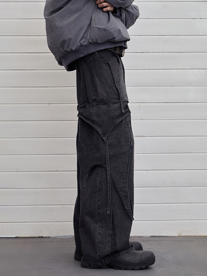 Droop Niche Denim Pants