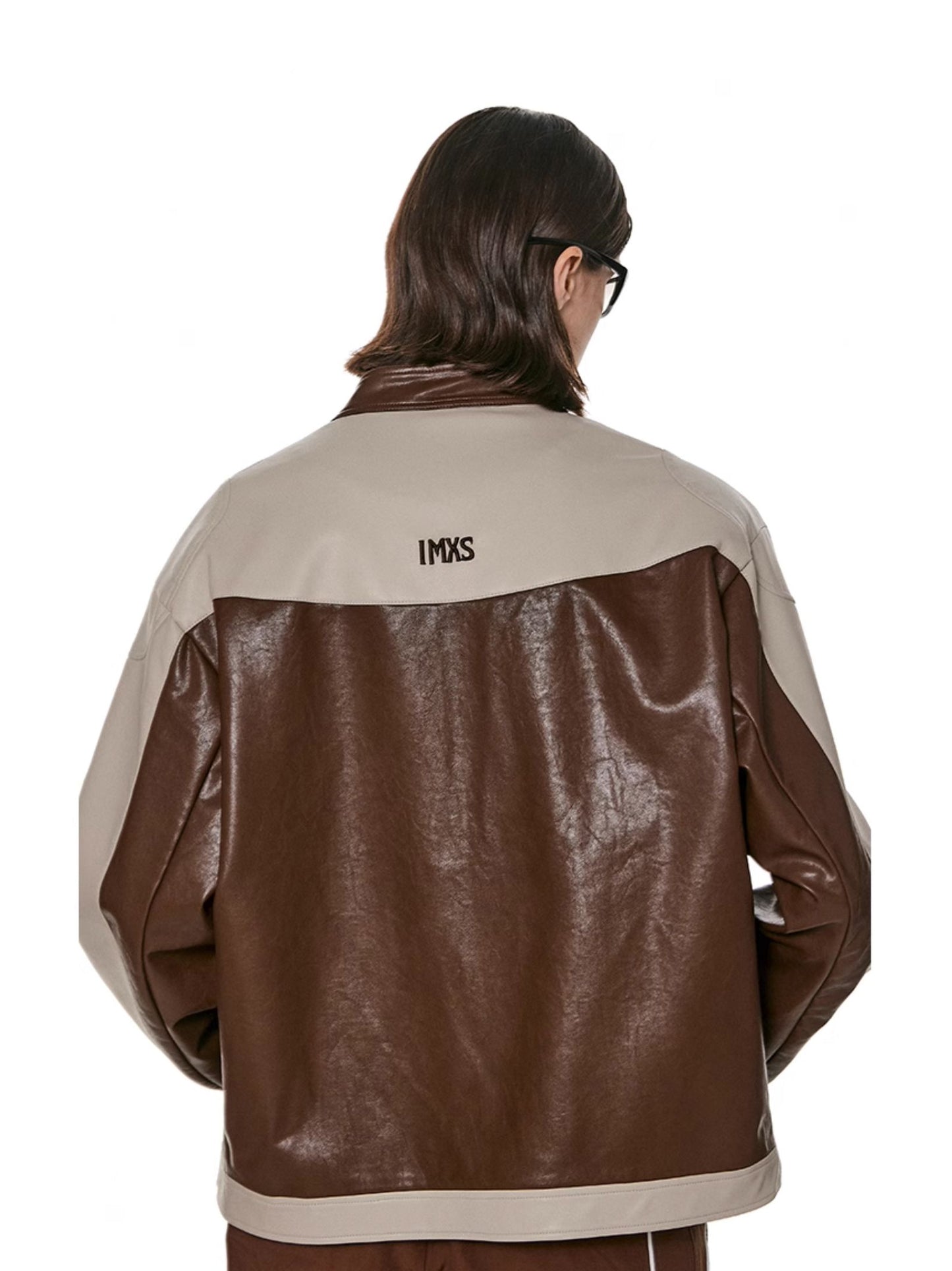 Retro Racing Leather Jacket