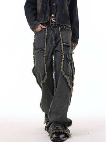 Heavy Craft Washed Denim Pants