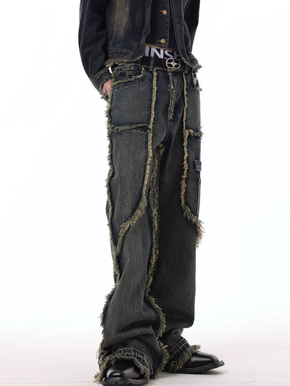 Heavy Craft Washed Denim Pants