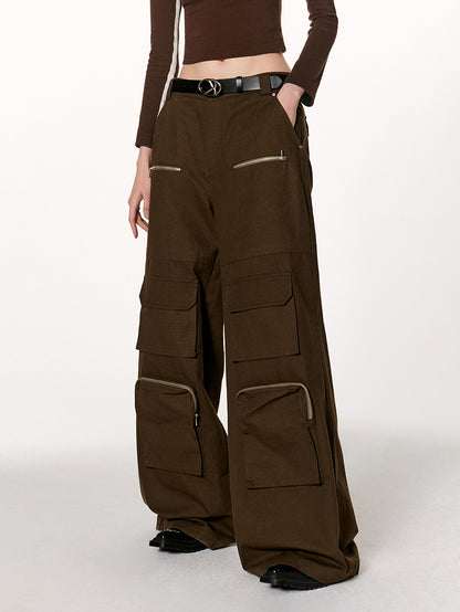 Multi Zip Pocket Cargo Pants