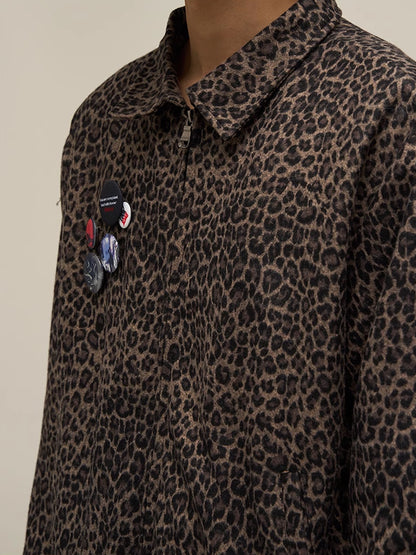 Leopard Badge Jacket