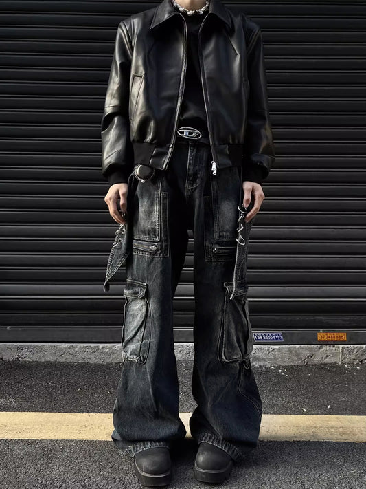 Shark LINE DENIM CARGO PANTS