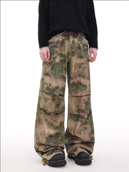 Niche Camo Loose Cargo Pants