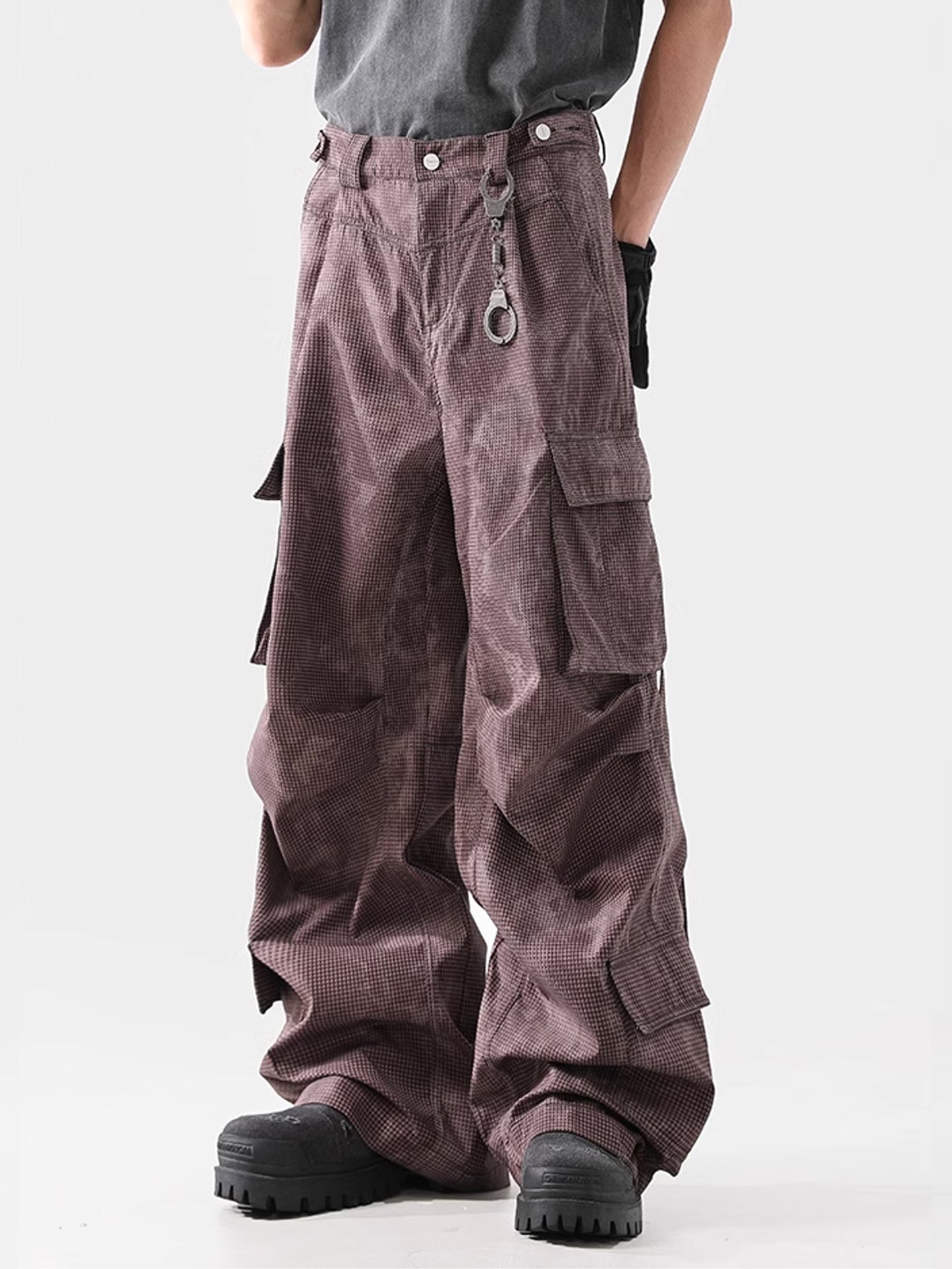 Textured Work Pocket Pants