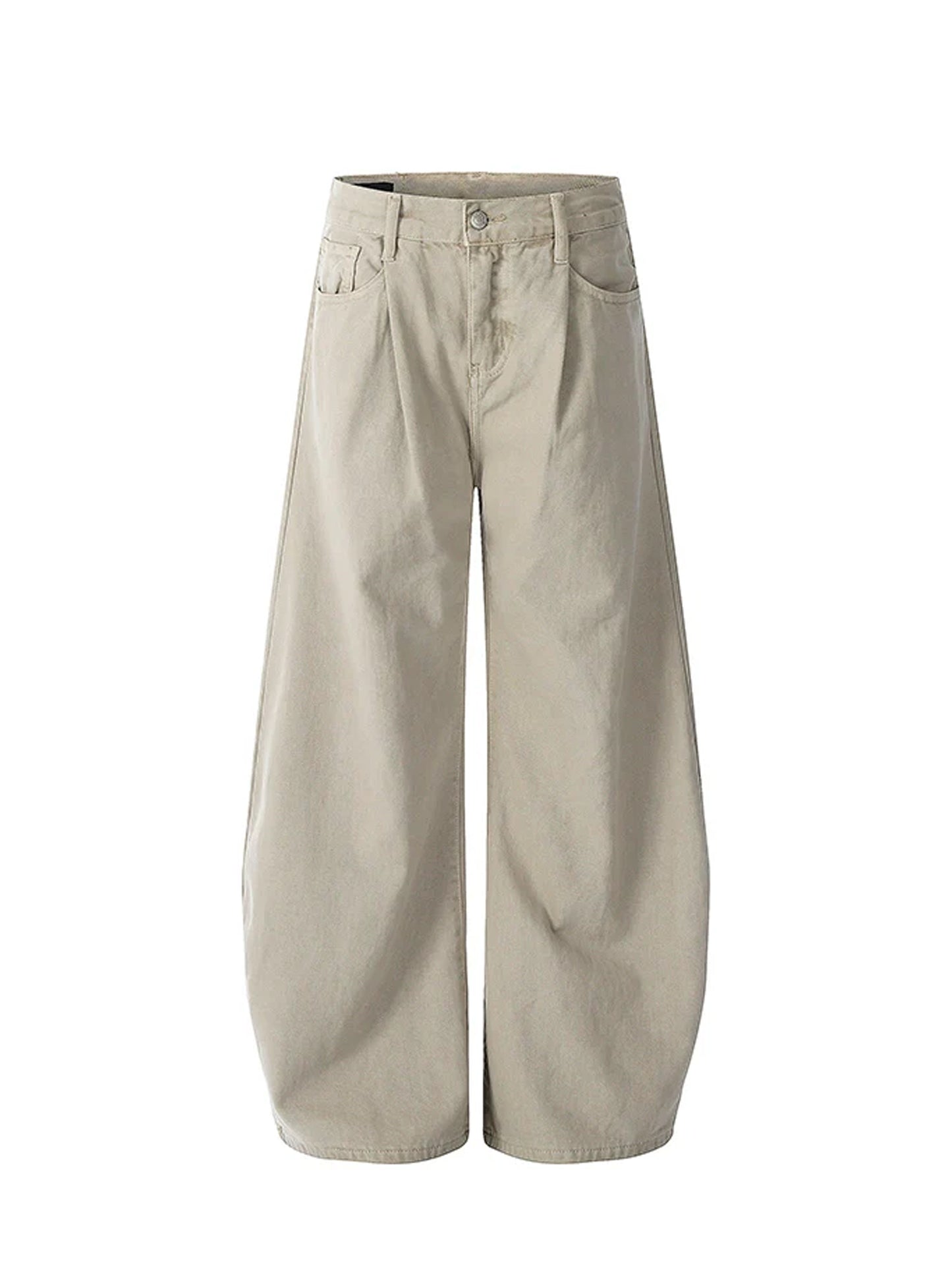 Vintage Pleated Machete Denim Pants