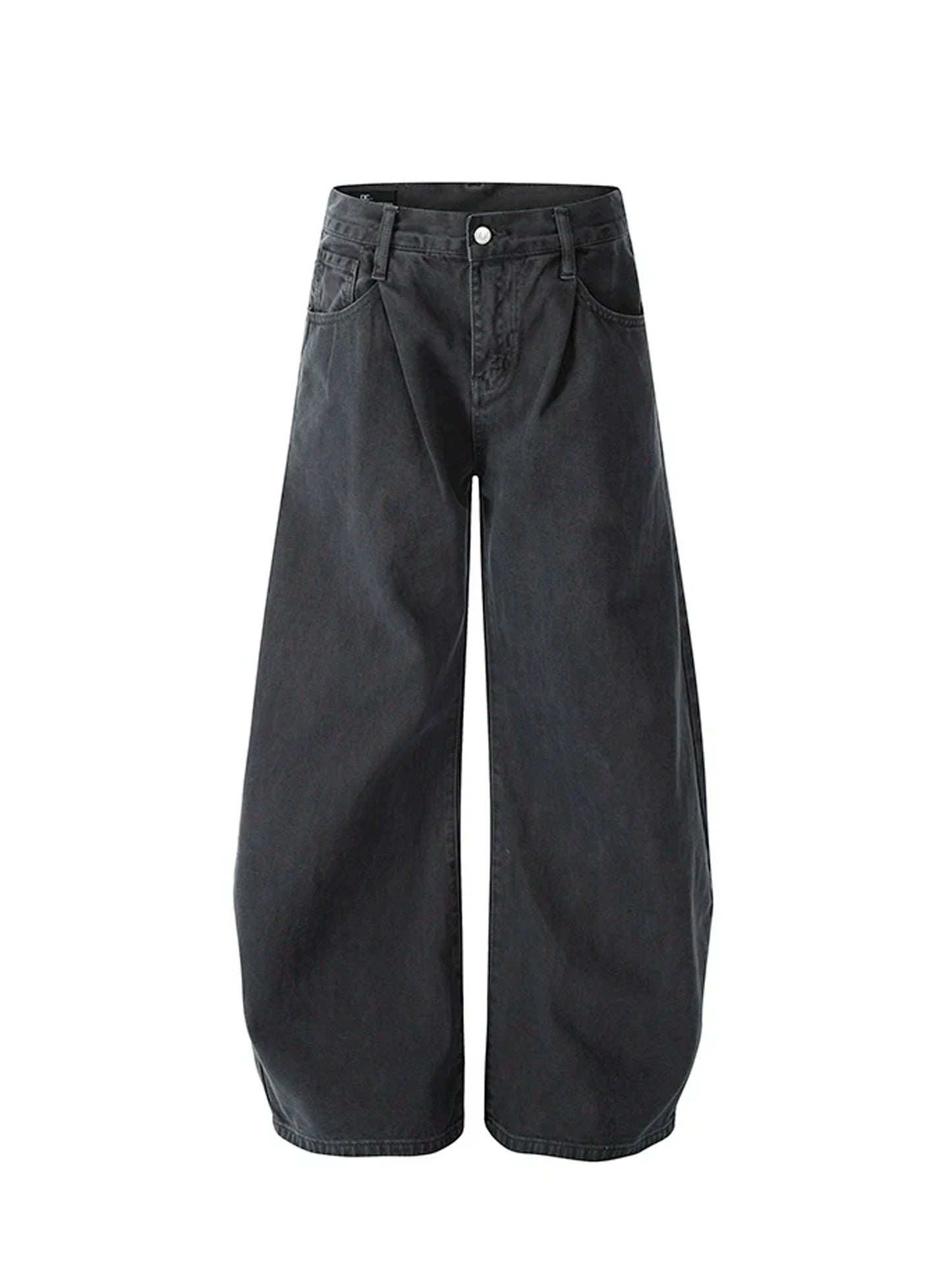 Vintage Pleated Machete Denim Pants