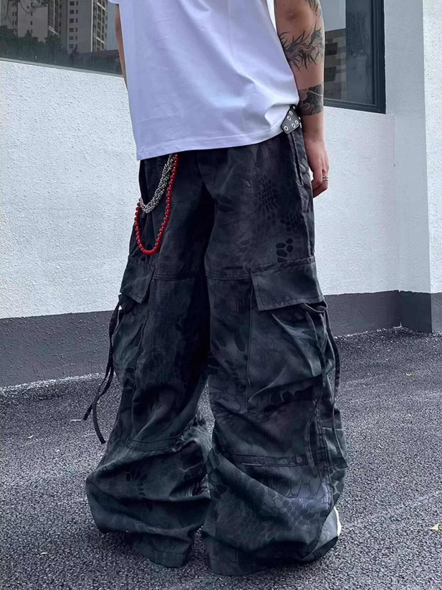 Vintage Sandy Snake Camouflage Pants