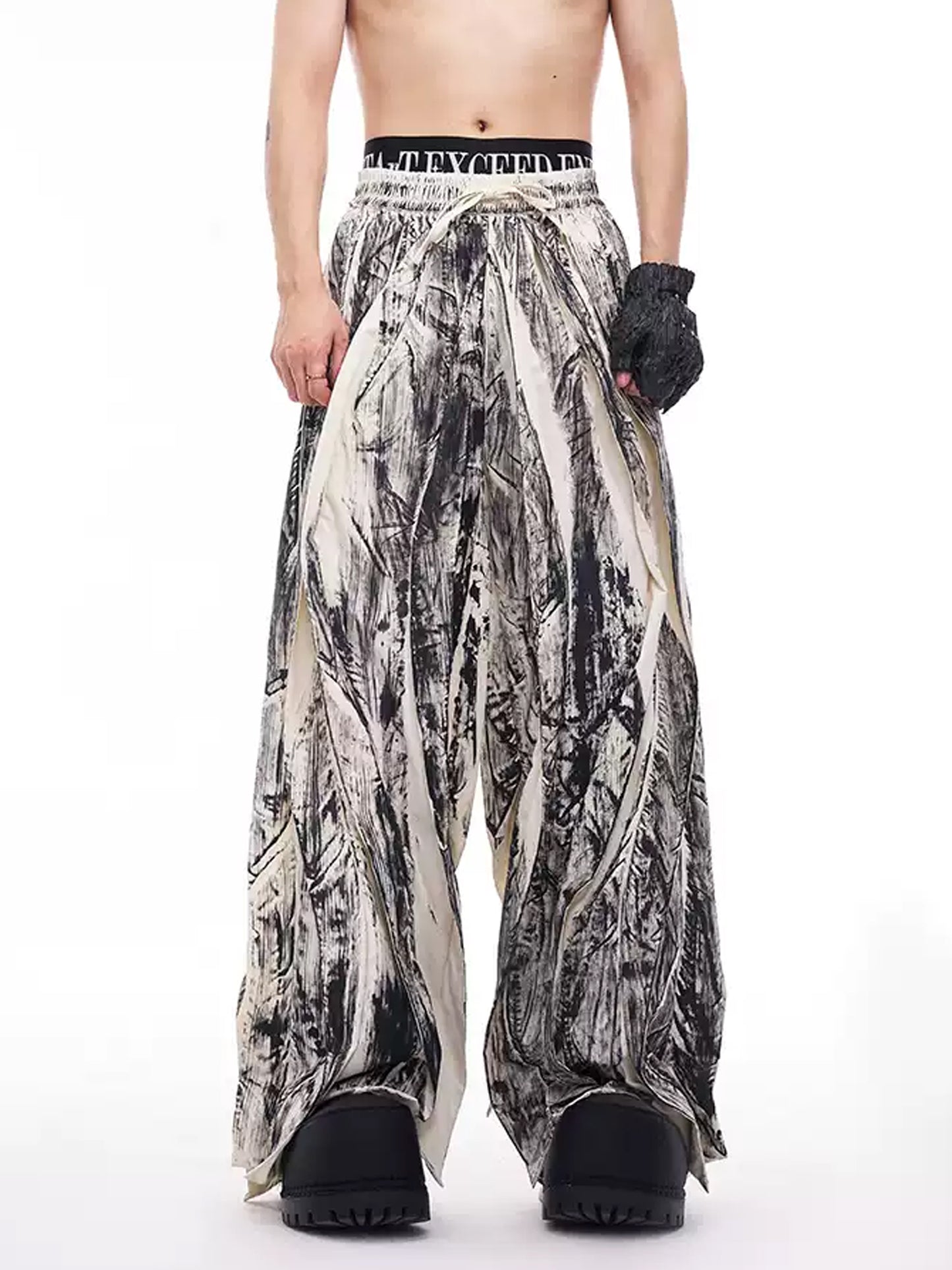 Niche Graffiti Loose Pants