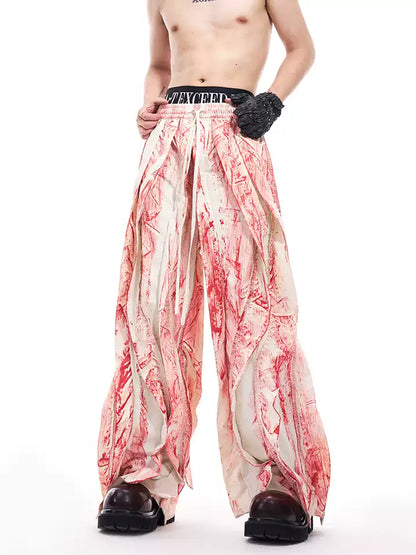 Niche Graffiti Loose Pants