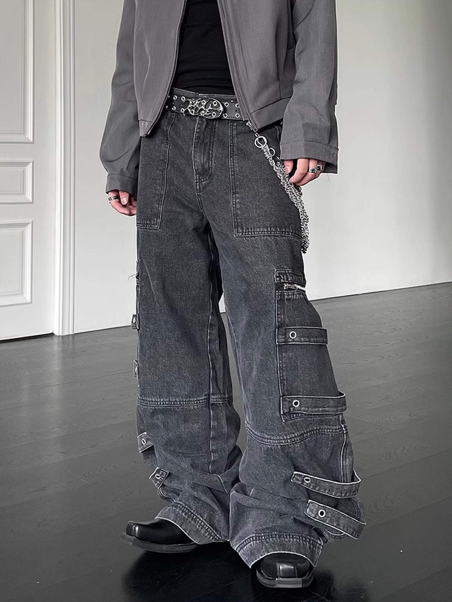 Ink Splash Cargo Pants