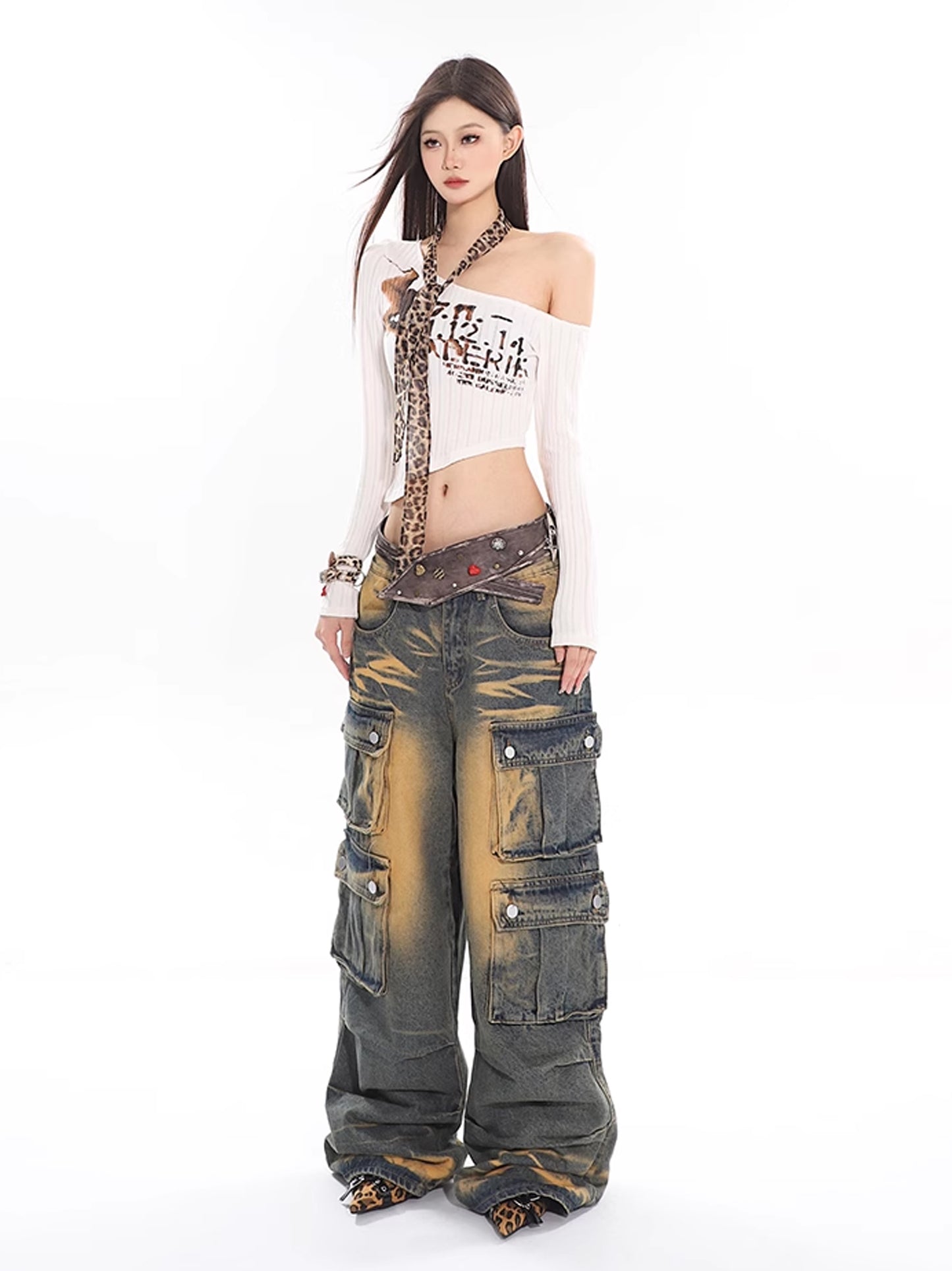 Heavy Work Old Soil Denim Pants