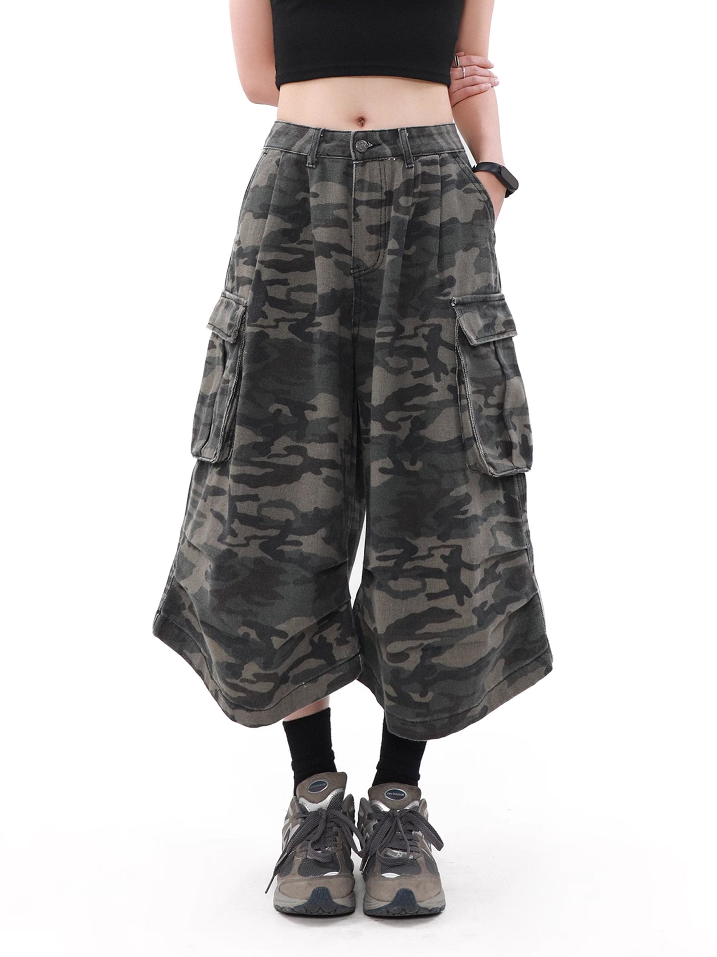 CAMOUFLAGE HALF PANTS