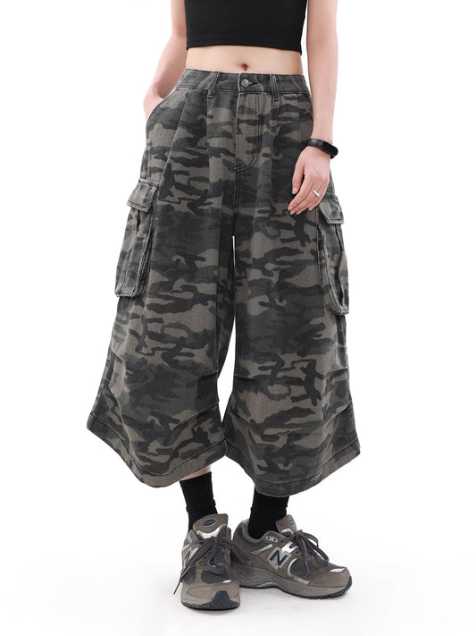 CAMOUFLAGE HALF PANTS