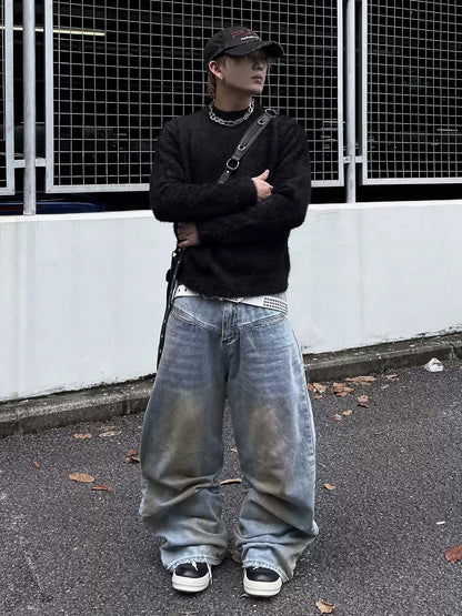 Dirty Mud Baggy Jeans