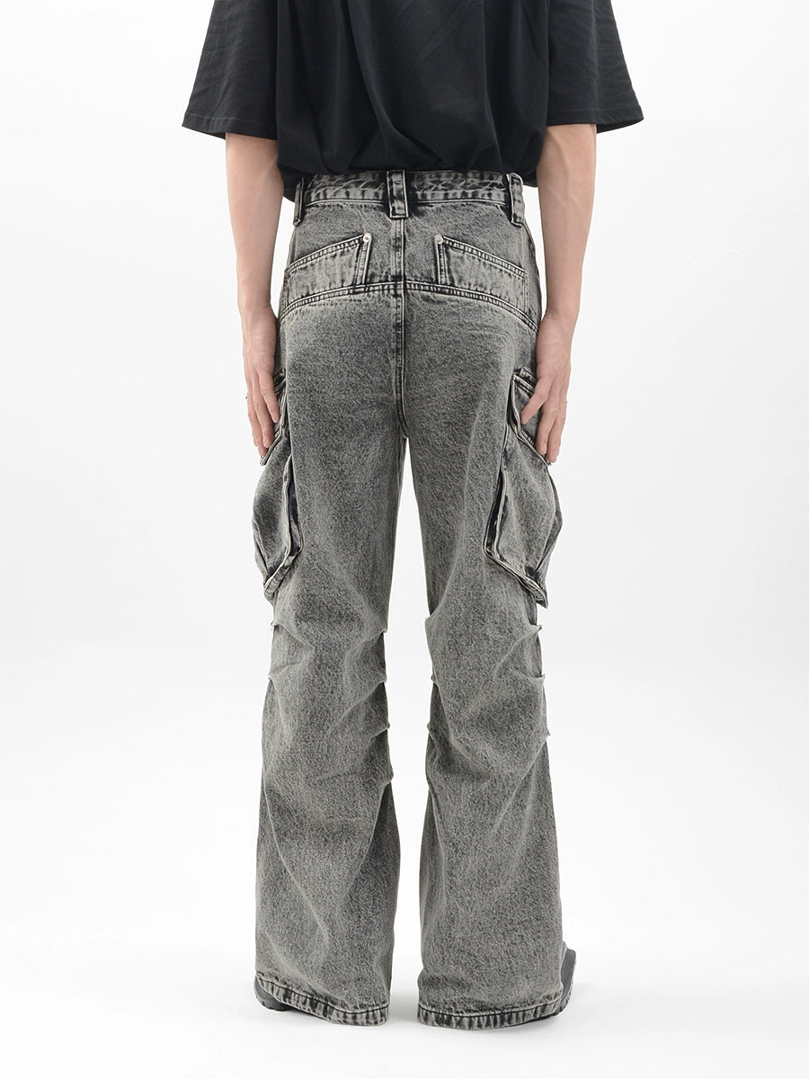 Niche Premium Cargo Denim Pants