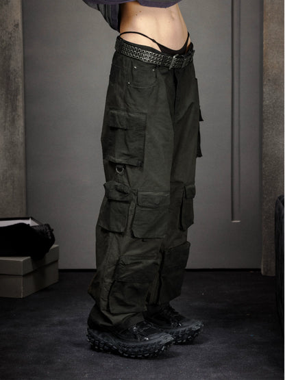 Multi Pocket Work Cargo Pants