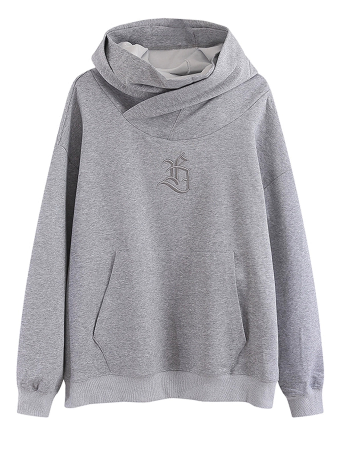 Layered High Neck Hoodie