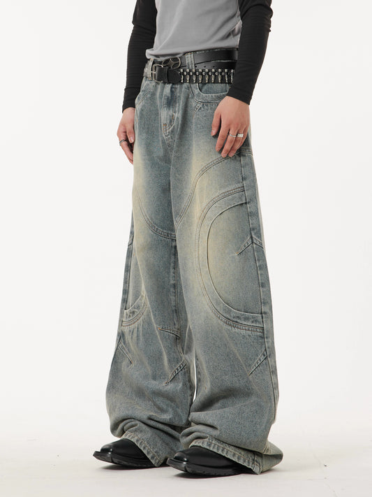 CURVE FLY DENIM PANTS