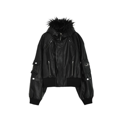 Oversized Fur Blouson