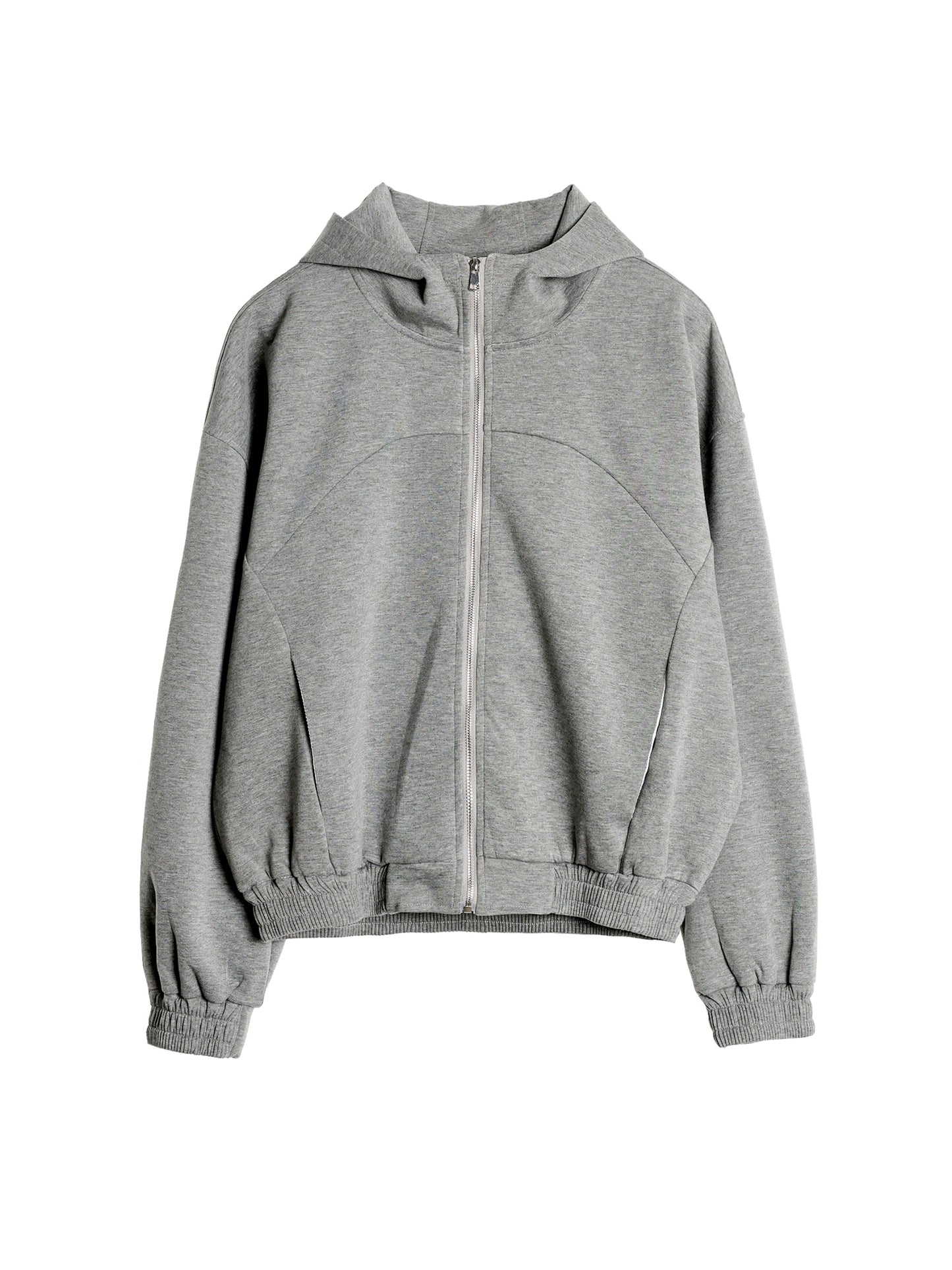 High Neck Zip Hoodie