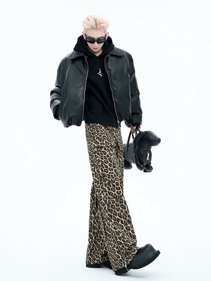 Leopard Zip Pants