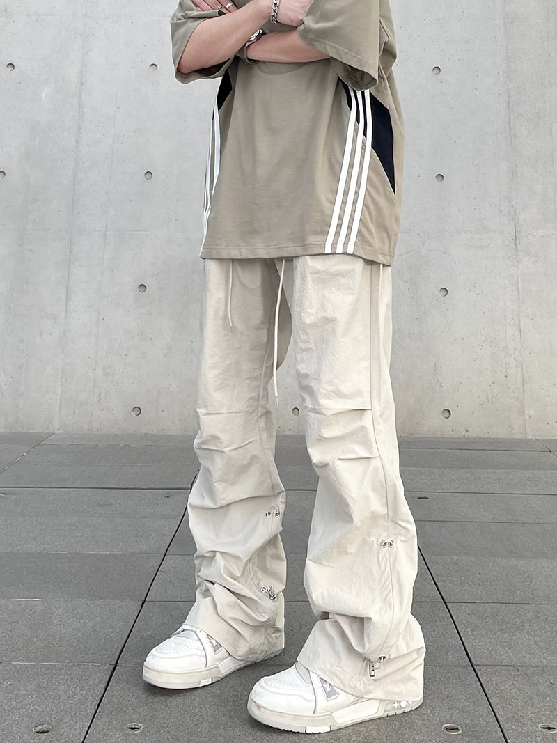 PLEATS DROP CARGO PANTS