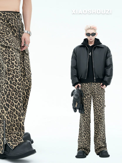 Leopard Zip Pants